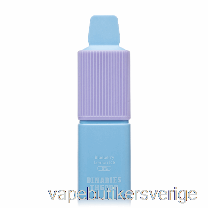 Vape Sverige Horizon Binärer Th6000 Engångsblåbär Citronis